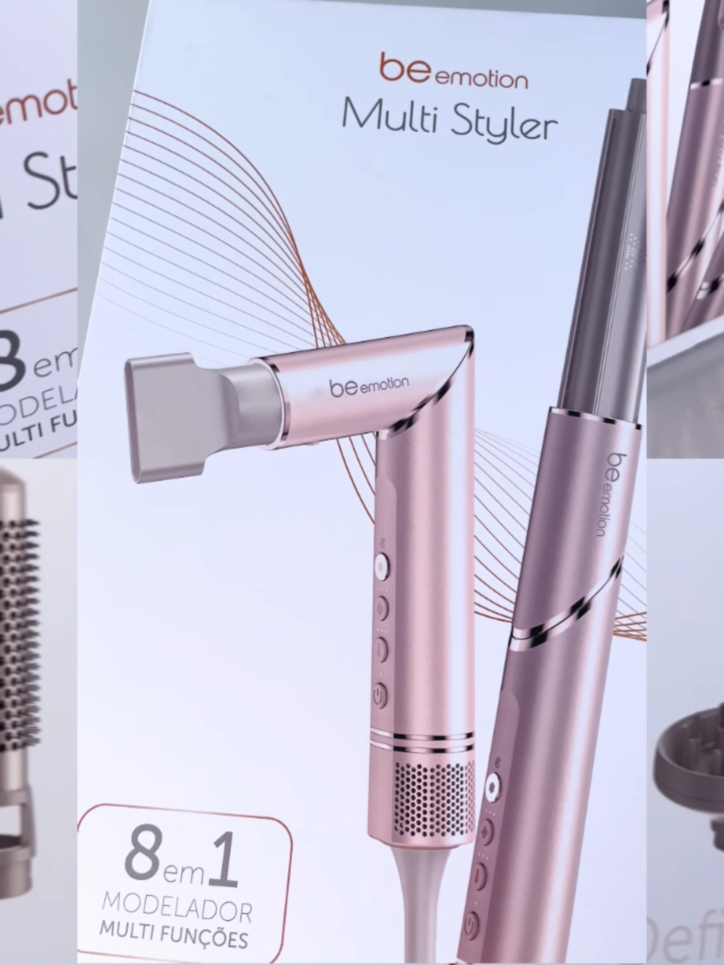 Sabe aquele produto que muda tudo na sua rotina de beleza? Conheça a Multi Styler Be Emotion, o sistema completo que seca, alisa, modela, cacheia e transforma com resultado de salão e em casa! 💇‍♀️💁‍♀️ No vídeo de hoje, mostramos cada detalhe desse kit poderoso, com ponteiras que se adaptam ao seu estilo: de liso impecável a beach waves em segundos! 🌬️🔥💫 Tudo pensado para que você tenha liberdade de criar, mudar e surpreender! Quer um resultado de salão todos os dias? Corre no link e garanta a sua! #MultiStyler #BeEmotion #Polishop #Unboxing #HairTok #TransformeSeuVisual #CabelosPerfeitos #PraVocêSeSurpreender
