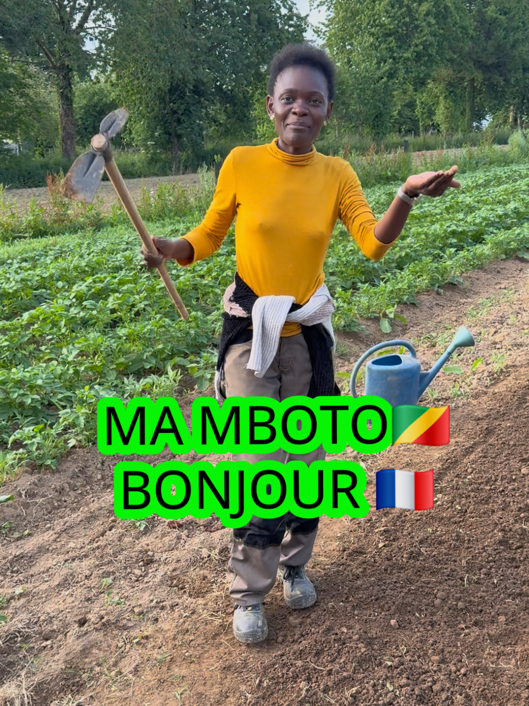 Mbotooo🇨🇬 Bonjour🇫🇷 journée plantation avec les graines du Congo🇨🇬 #lakwizin2kiki #plantation #semmer #graines #potager #france #legumesdesaison 