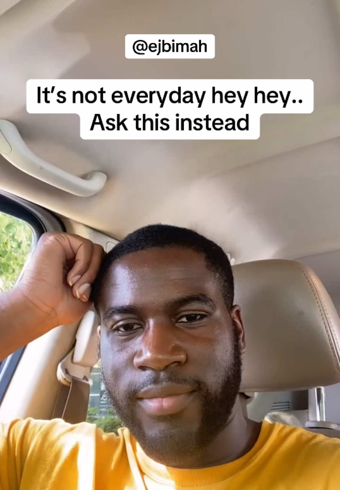 It’s not everyday hey hey, why are you losing sleep over someone who doesn’t know their blood group  #ejbimah #relatable #funny #relationships 