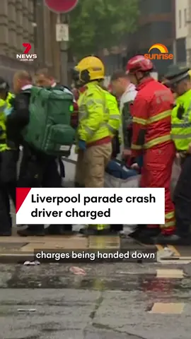53-year-old father of three Paul Doyle has been charged after plowing into a crowd of people in Liverpool during a football parade. #liverpool #carcrash #liverpoolcrash #paradecrash #uk #england #7NEWS