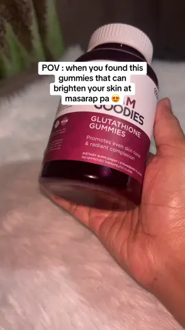 ✨ Glow from within! These Glam Goodies Glutathione Gummies boost your skin’s radiance, even out tone, and support a brighter, healthier glow – all in a yummy gummy! #glamgoodies #glutathionegummies #skingoals #glutathioneglow #whiteninggummies #tiktokshop #skincare 