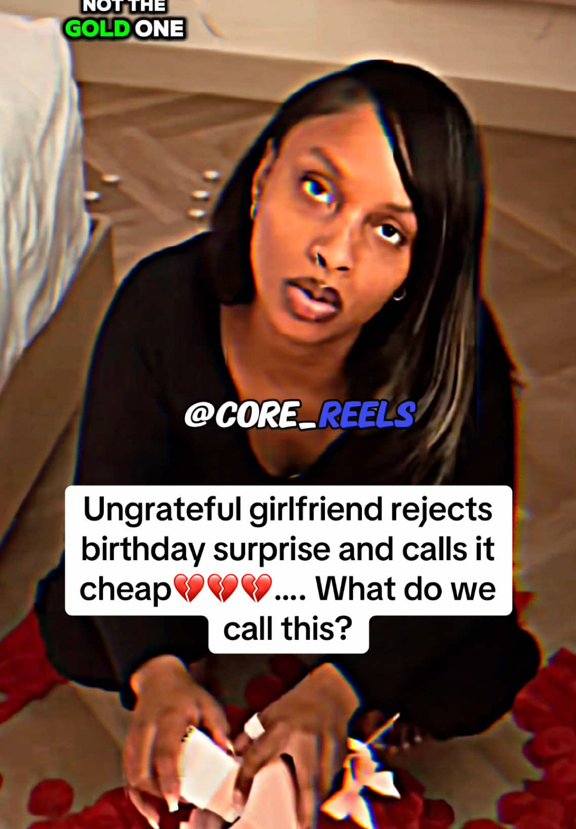 Ungrateful girlfriend rejects birthday surprise and calls it cheap💔💔💔…. What do we call this? #corecore #Relationship #couple #real #ungrateful #newyork #birthdaysurprise #loyaltytest 