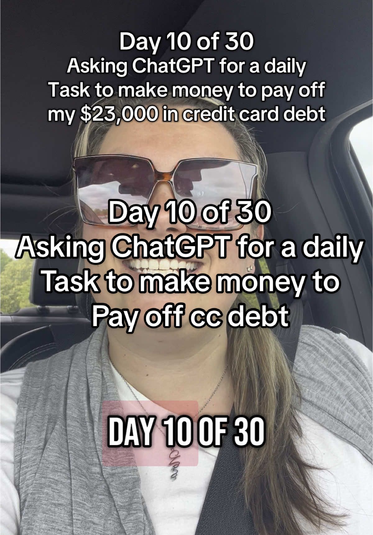 Day 10 of 30 asking ChatGPT for a daily task to make money to pay off $23,000 in credit card debt #creditcards #creditcarddebt #debtfreejourney #debtpayoff #chatgpt 