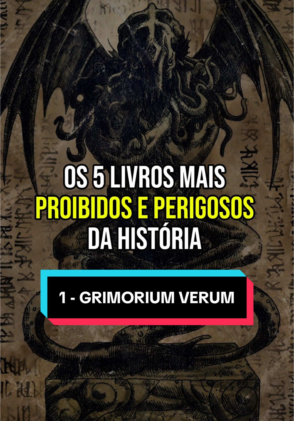 Os 5 livros mais proibidos e perigosos da história - grimorium verum - o livro foi escrito supostamente no século 16* #grimoriumverum #livros #terror #misterio #magia #horrortok 