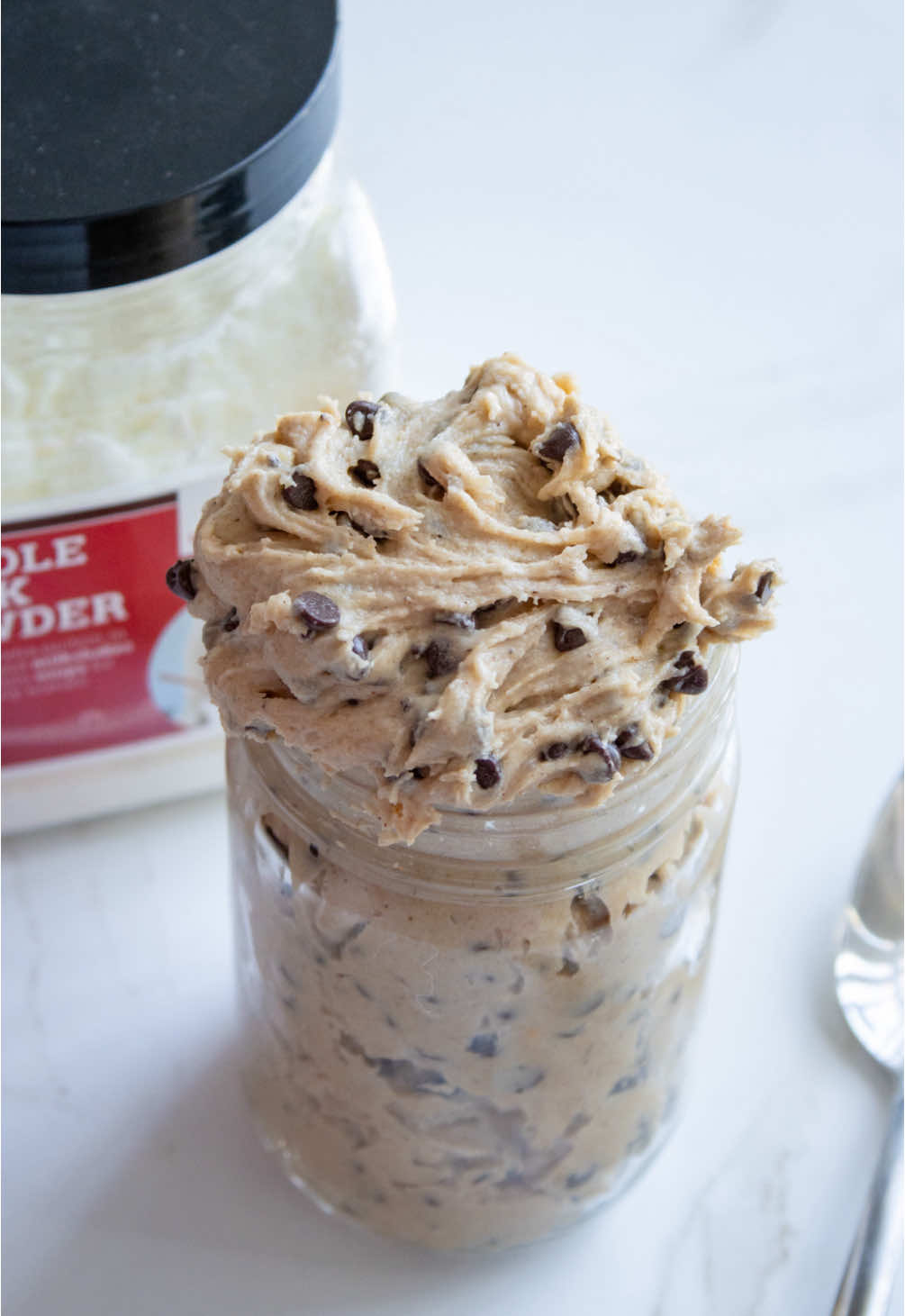 Don’t mind me…just eating cookie dough by the spoonful!! 🍪 #hoosierhillfarm #cookiedough #cookiedoughrecipe #ediblecookiedoughrecipe #ediblecookiedough #wholemilkpowder #Recipe 