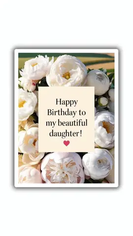 Happy Birthday to my beautiful daughter — you are my heart, my joy, and my forever sunshine. 🌸💖” #HappyBirthday #MyDaughter #LoveYouForever #BeautifulSoul #FelizCumpleaños #Anniversaire #HerzlichenGlückwunsch #Gratulerer #生日快乐 #СДнемРождения #MinhaFilha #MonAmour #AmoreMio #Princesa #MeleKaliki #KochamCię #SempreConTe #FilleUnique #Familia #Amada #BlessedMama #MiTesoro #SunshineGirl #MyAngel #JoyeuxAnniversaire