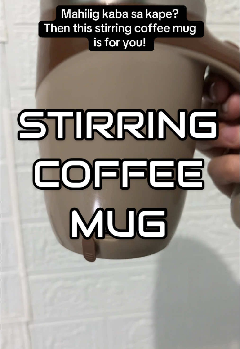 Mahilig kaba sa kape? Then this stirring coffee mug is perfect for you!  #coffeemug #stirringmug #mug 