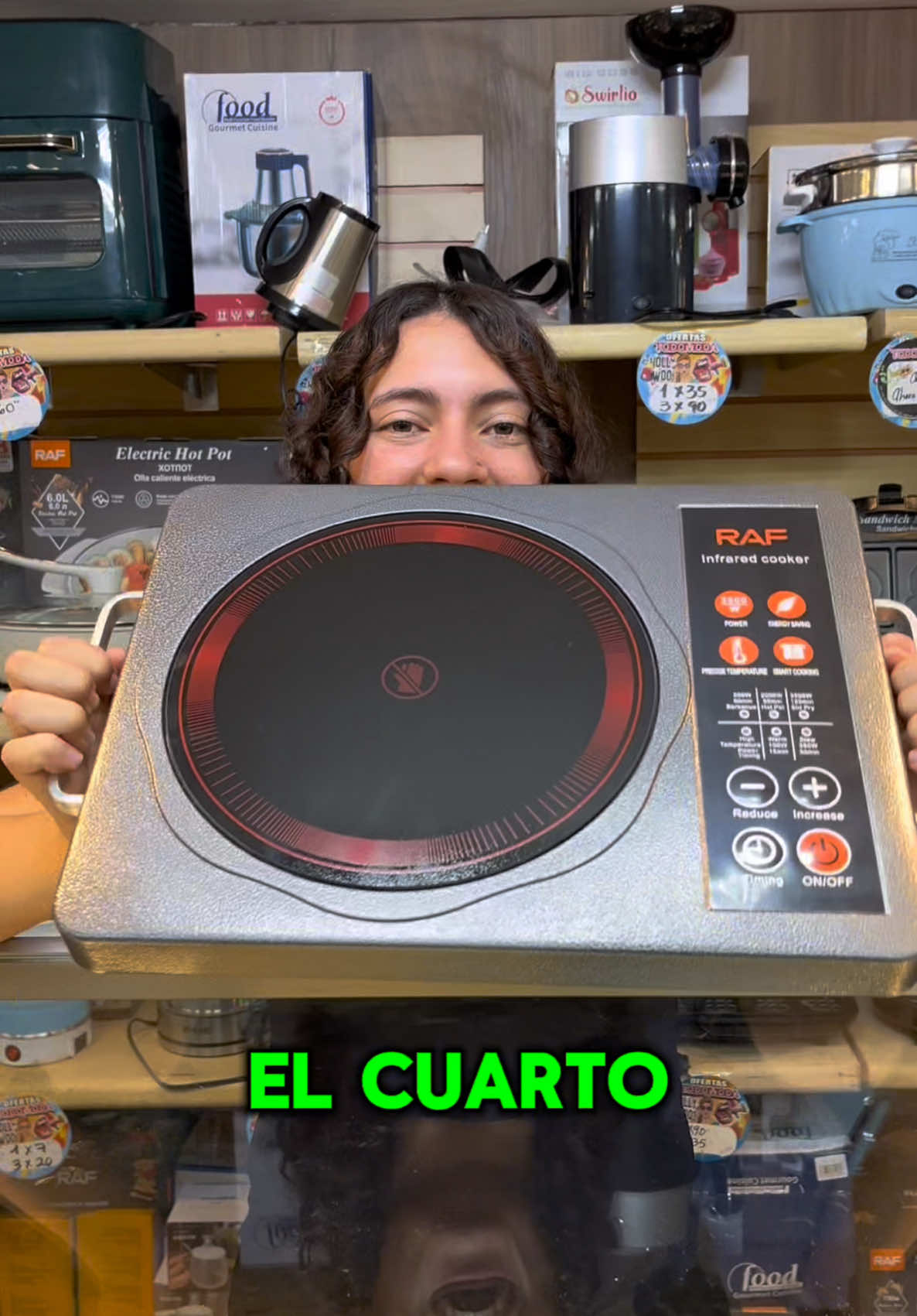 Con esta estufa  eléctrica infrarroja podrás hacer tus comidas en minutos 🤩❗️❗️❗️❗️ Es de la mejor calidad y táctil ideal para llevar a todos lados y cocina comida 🥘 rápido 👌👌👌 Envíos a toda Panamá 🇵🇦  #cocina #cocinaelectrica #estufa #estufaelectrica #electrodomesticos #cocinar #cocinarapida #hogar #casa #panama #tiktok #fyp 