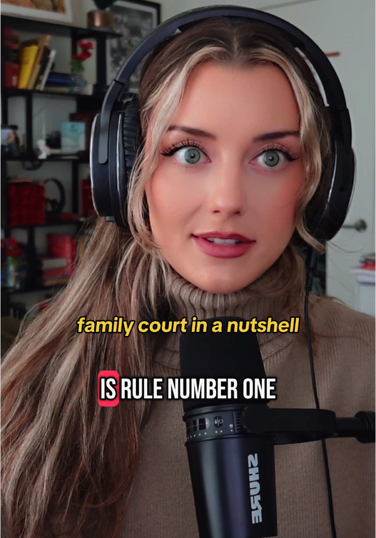 Two self-represented parents yelling in business casual does not mean you’re winning your case babes // @Rebuttal Podcast new ep witn the wildest family law case yet 😌