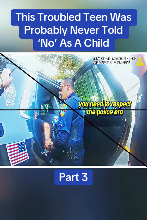 This Troubled Teen Was Probably Never Told ‘No’ As A Child	Part 3 #cops #copsoftiktok #police #policeofficer #bodycam #crime #truecrime #truestory #foryou #fyp