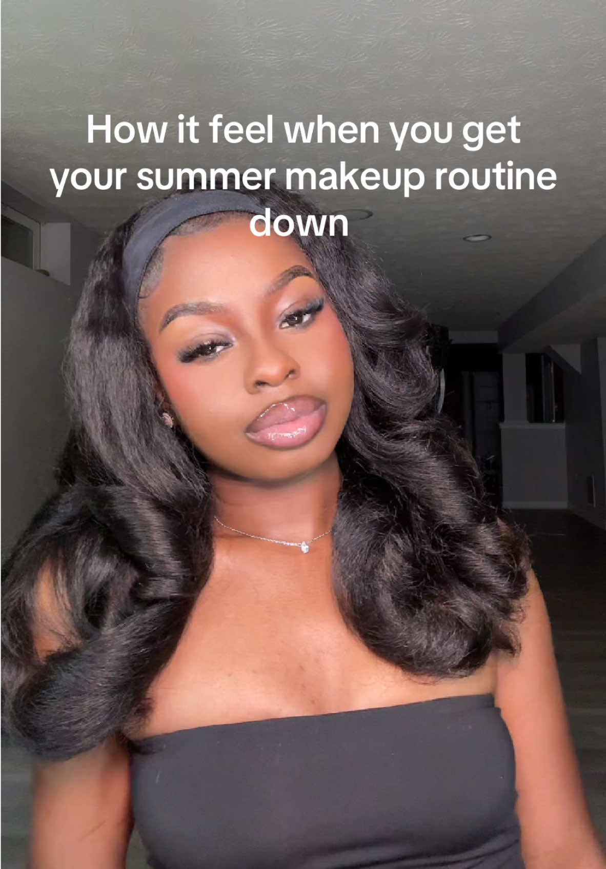 Not even geeked to go anywhere but geeked I got my perf products and routine down 🥳 