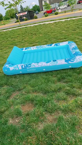#Sloosh inflatable Tanning Pool Lounge Float with Cup Holder #Extra Large Pool Float Adult with Pillow, 4 in 1 Suntan Tub Raft Floatie, Bed Lounge Blow Up Ball for party Gifts #flashsale #tiktokshop 