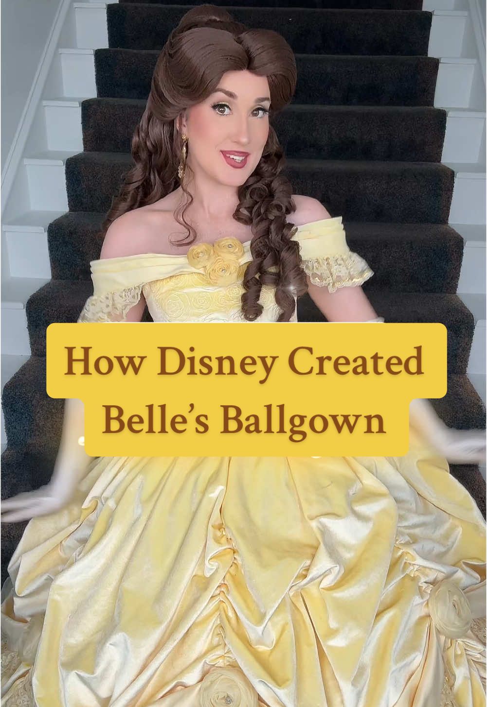 the animation team ate down I fear #partyprincess #disneyprincess #ballgown #disneyprincessdress #disneyoutfit #disneyhistory #disney #belledisney #princesspartyperformer #disneyprincessmakeup #belledress #belle #beautyandthebeast 
