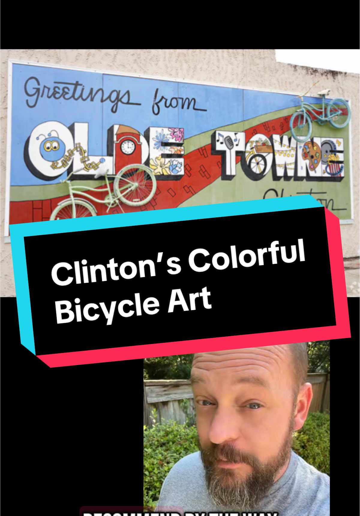 What’s up with all the bicycle art in downtown Clinton, Mississippi? They’re there for a reason, and it adds just the right touch of charm #creatorsearchinsights 