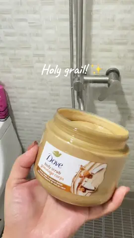 Rough day? Scrub it off. 🛀💆‍♀️✨ My special favorite is Dove body scrub in Vanilla & Shea butter. 😉 @Dove Beauty & Personal Care  #dovebeauty #dove #scrub #exfoliateyourskin #smoothskin 