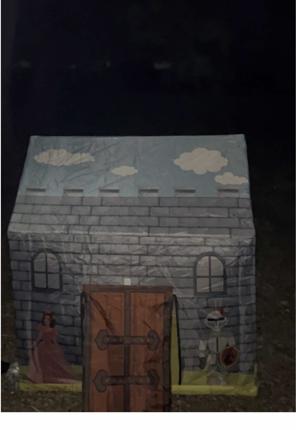 Why is my tent just goated. I am a king #camping #tent #castle 