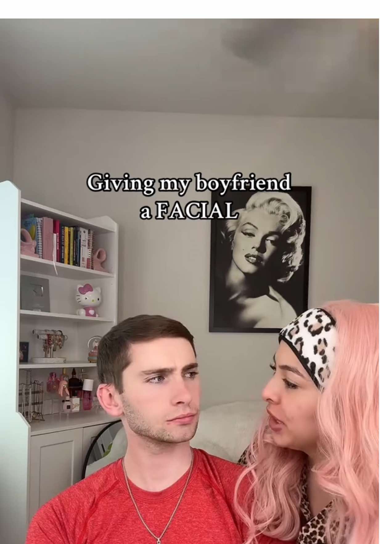 Giving my boyfriend a facial! 💖 #boyfriend #facial #couple   #funny #michellepaz #shopping #girlythings #girlyaesthetic #bloompartner @Bloom Nutrition  Instagram- michellepaaz  Snapchat- michelleepaz 