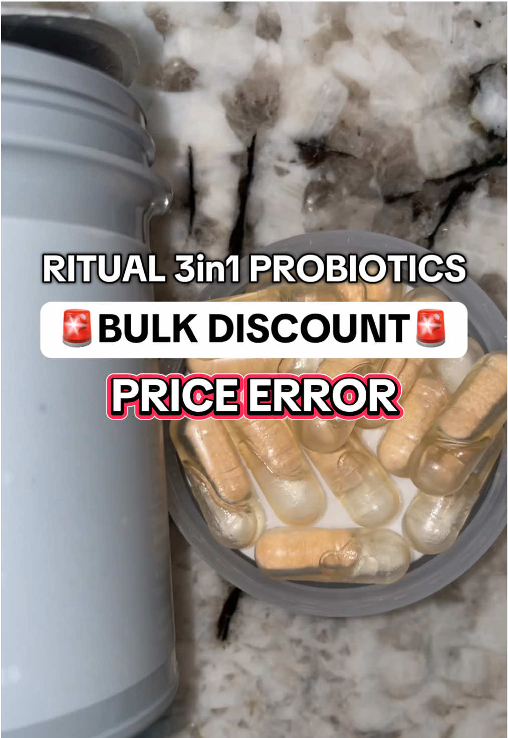 Grab these bestselling Ritual Probiotics on a massive savings right now! #probiotics #probiotic #prebiotics #prebiotic  #TikTokShopCreatorPicks #TikTokShopUnboxing #tiktokshopfathersday #TikTokShopSummerTurnUp #DealsForYouDays  #TTSLevelUp      #IfYouKnowYouKnow  