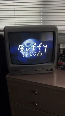 new tv <3 #crttv #physicalmedia #buffythevampireslayer #dvd #fyp #foryou 