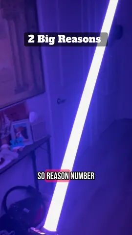 Two Great Reasons to get this Light Saber #jedi #sith 