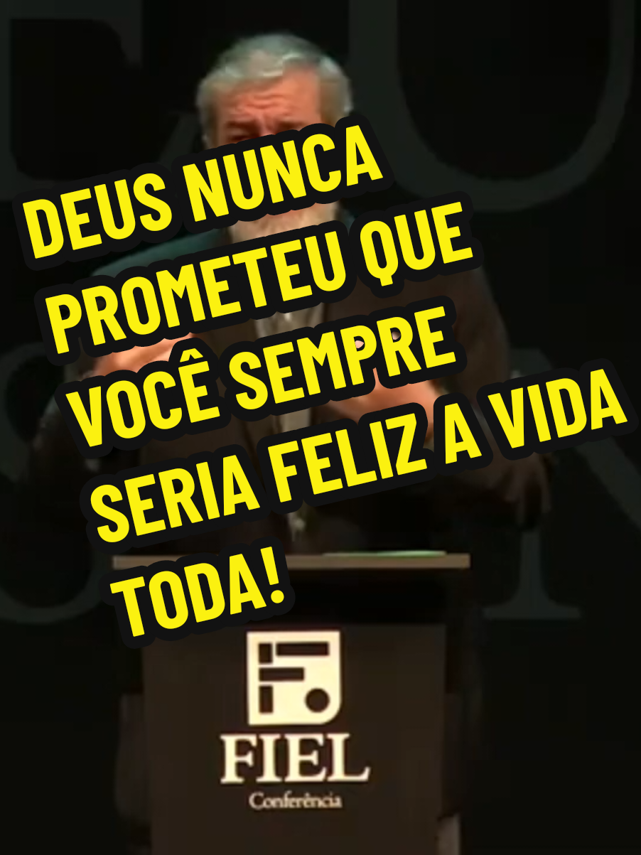 🛑 Deus nunca prometeu felicidade constante. ✅ Ele prometeu presença constante. 🎙️ Palavra forte do Pr. Augusto Nicodemus. #Fé #Cristão #EvangelhoPuro #AugustoNicodemus #CapCut 