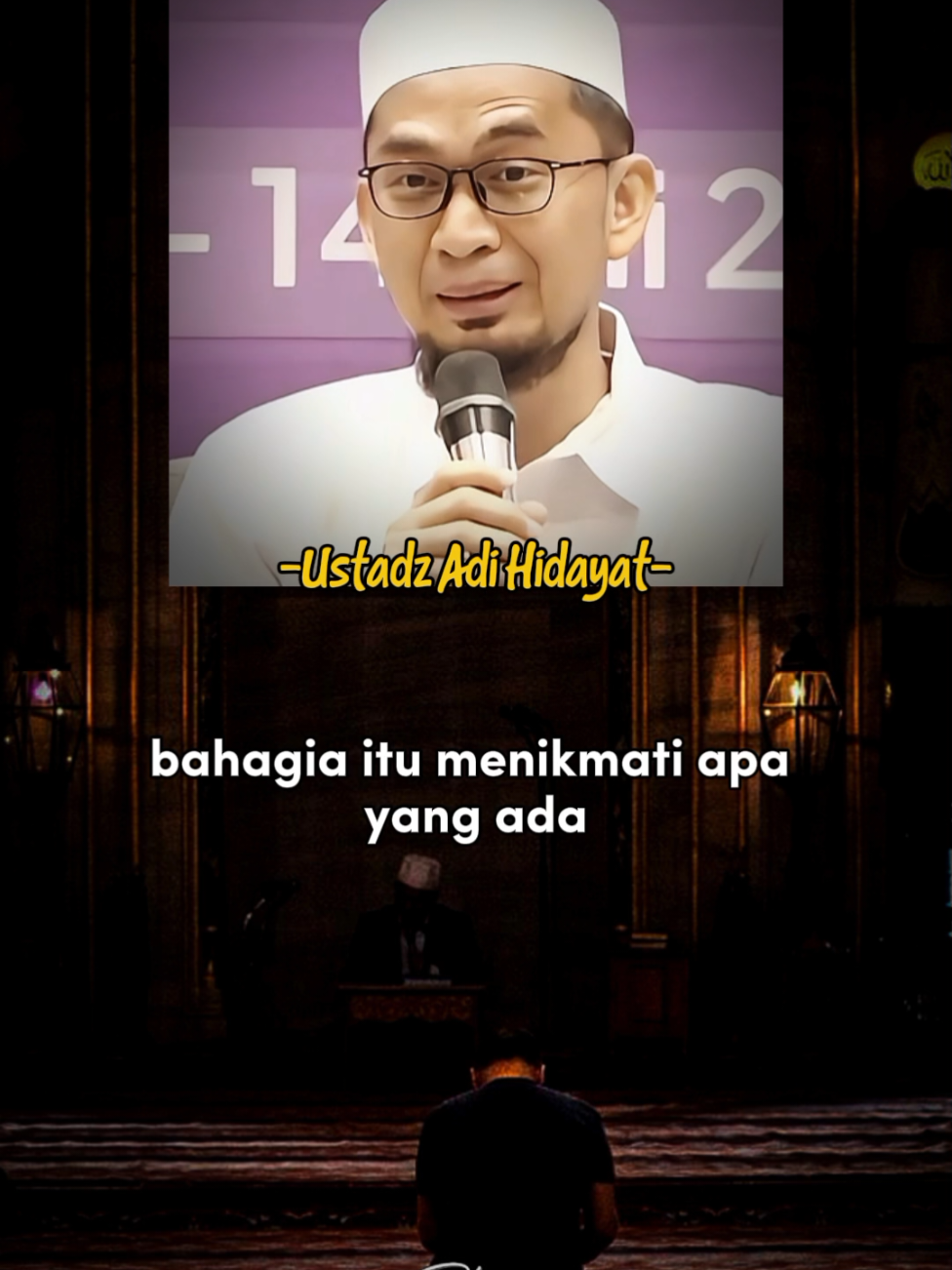 Makna dari kata 'bahagia' dalam hubungan rumah tangga🌿 #selfreminder #dakwah #ustadzadihidayat #fyp 
