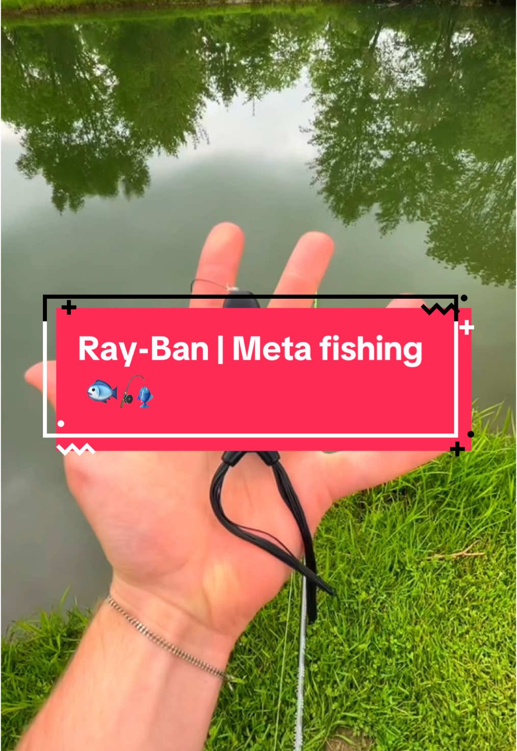I Fished with a FROG 🐟🎣 @raybanmeta #raybanmetapartner #ad #fishing 