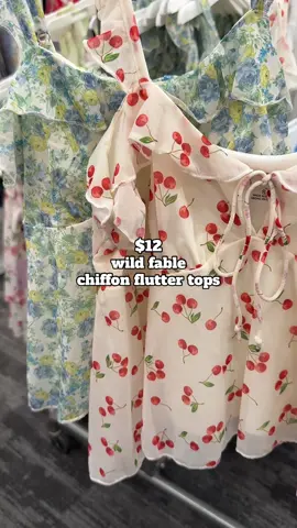 another pretty top for summer outfits! pair with denim shorts and sandals for an easy and chic look! also comes in a black polka dot pattern! only $12! #target #targetstyle #wildfable #targetmusthaves #targetfinds 