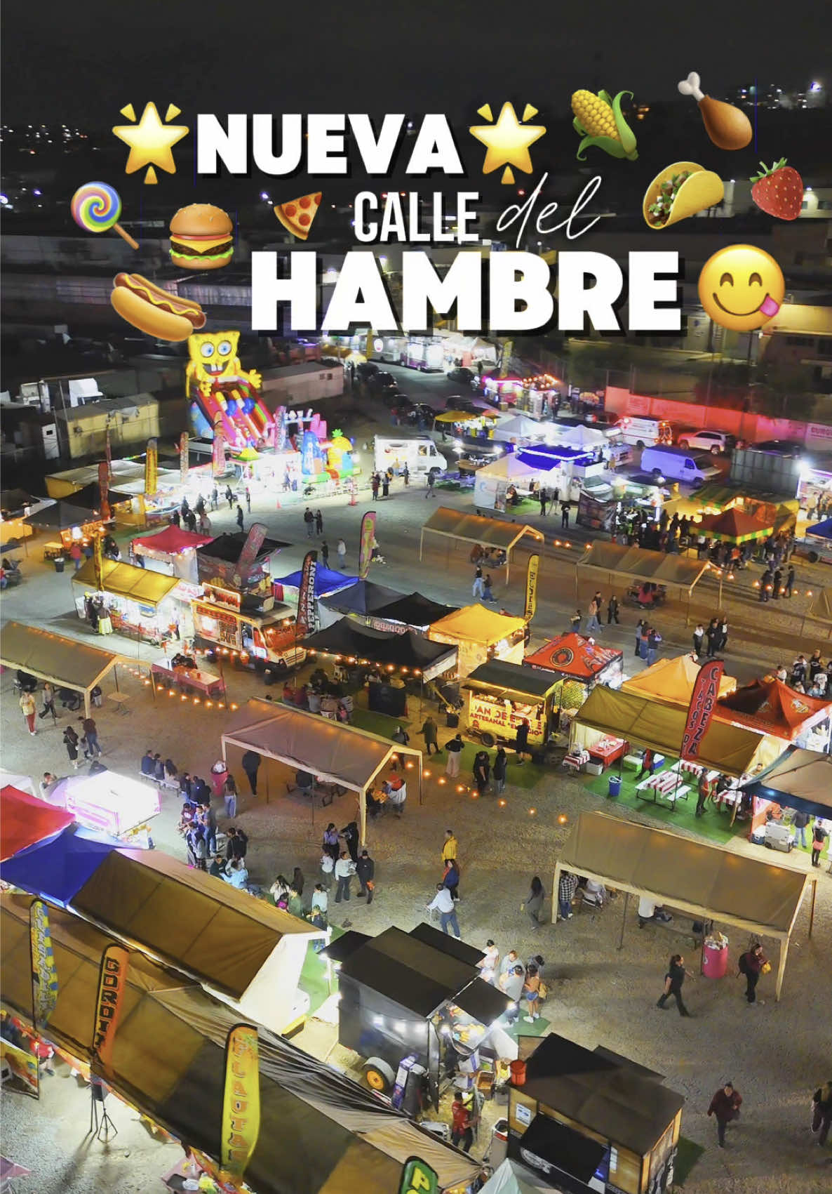 La calle del hambre 😋 el punto gastronómico 🌭🌮🍕 más iconico de Tijuana 🇲🇽 ahora más grande que nunca  #fyp 