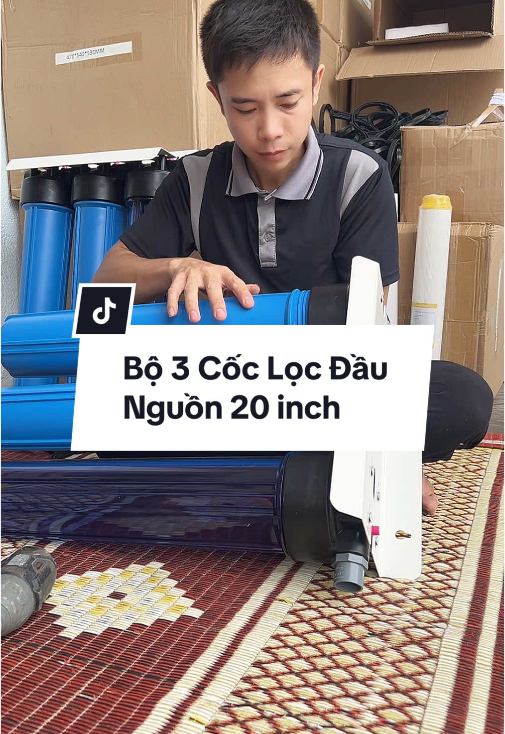 Bộ 3 cốc lọc đầu nguồn 20 inch zen 21, zen 27  #bolocnuoc  #loctho #loilocnuoc  #xuhuong  #viral #locnuocbachkhoa 