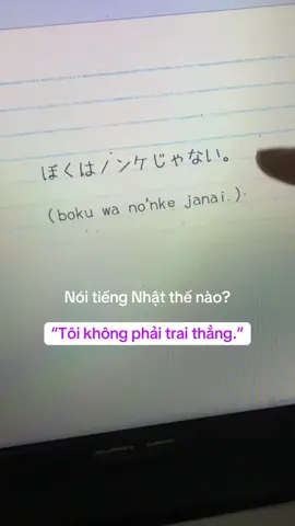 ノンケ(nonke): trai thẳng, sì trây #tiengnhat #hoctiengnhat #kaiwajapanese #kaiwa #kaiwatiengnhat #n5 #japanese #jlpt #fyp #memes #learnjapanese 