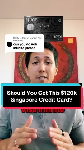 Replying to @Rajesh Mohan175 Here’s a quick breakdown of the UOB Visa Infinite credit card! #fypsg #singapore #fyp #creditcard #uob #money #spending #singaporeairlines #singaporetiktok #sgtiktok 