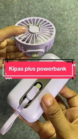 Kipas 2in1, kipas plus powerbank #kipas #kipasangin #kipasanginportable #kipasmini #kipasviral #kipasmurah #kipasanginviral 