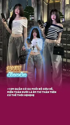Ý là thân trên cứ diện như thường là được á hehehe #outfit #fyp #vitdieuda  #OOTD #reviewquanao 