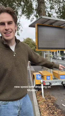 New speed limit releasing on Monday 