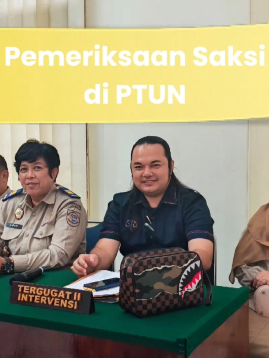 Pemeriksaan saksi didalam persidangan di Pengadilan Tata Usaha Negara (PTUN) Pekanbaru atas sengketa tanah di Lintas Siak - Dayun. #advokat #AdvokatIkhsan 