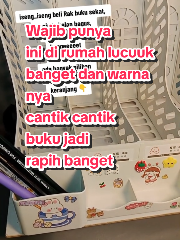 harus punya ini bunda#rakbuku #rakbukusekat #lucu #bagus #rekomendasi 