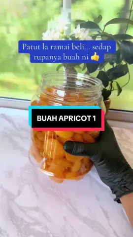 Sedap sangat buah aprikot ni..dalam balang ni pun aku dah makan sikit, sbb tu ada ruang lagi, kalau tak, isi dalam tu penuh tau.. #buahaprikotkering #apricot #aprikotkering #apricotpoodle #buahaprikot #aprikot #buahapricotkering
