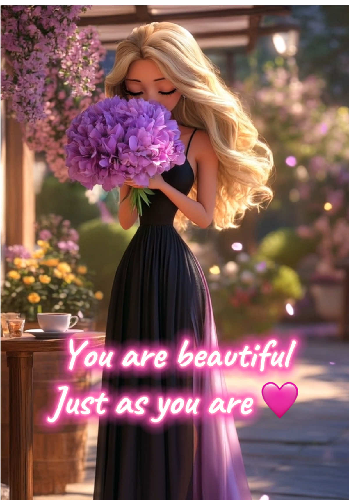 You are beautiful. Just as you are. 🌷✨ #SelfLove #InnerGlow #YouAreEnough #WeekendVibes #KindEnergy