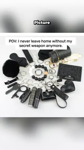 19pcs Multifunctional Women's Security Keychain, Wristband with Wallet, Contactless Door Whistle Bracelet Keychain Wallet, Bracelet Tassel Beads 