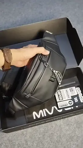 MIVVER - Dominate waistbag pria  Slingbag tas Dada taspinggang waterproof Anti air fashion hitam polos kualitas original.Buruan di check out harga promo #waistbagpria #taspinggang #tasdada #taswaterproof #tasantiair #mivver #fypage #fyppppppppppppppppppppppp 