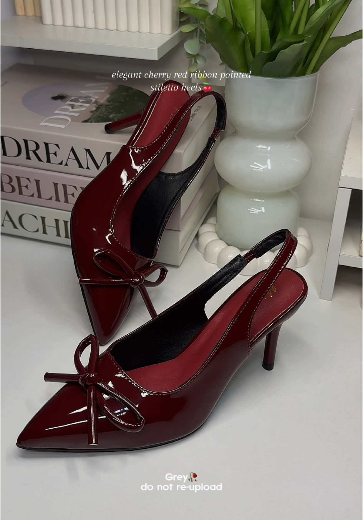 super gandaaa naman😍 #heels #cherryred #stiletto #womenheels #foryou 