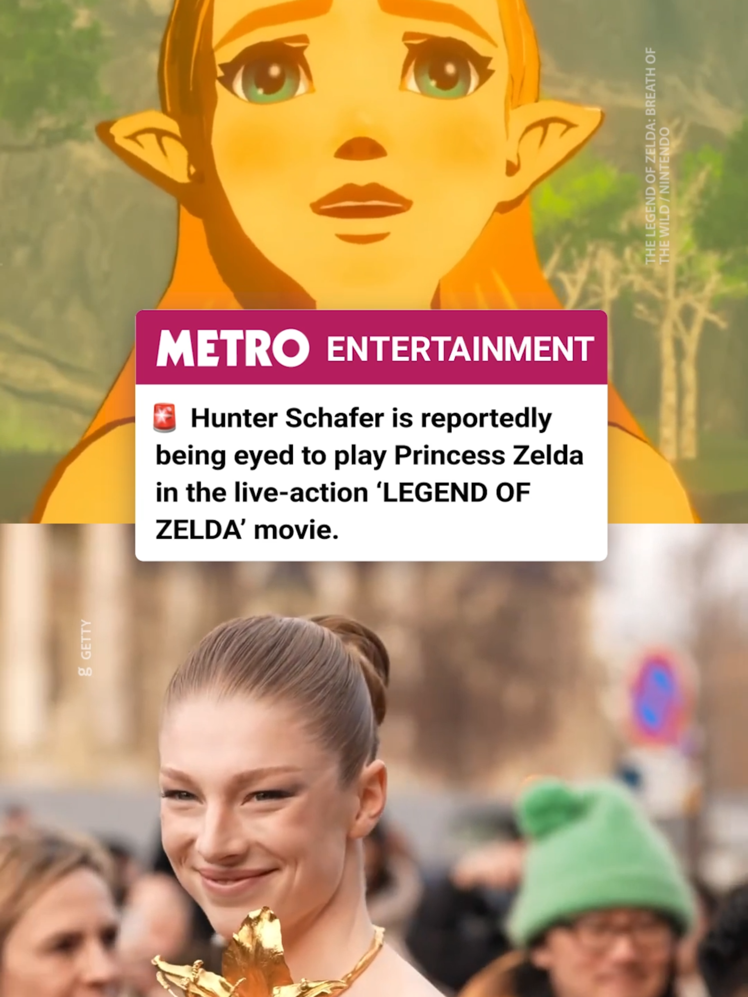 We won 👏🏼👏🏼👏🏼 Hunter Schafer (@csbvkjbvjkbkjjvkfsjk) is reportedly being eyed to play Princess Zelda in the live-action 'LEGEND OF ZELDA' movie, set for 2027, according to industry insider @DanielRPK. Hunter was fan casted ever since the movie was announced, with The Maze Runner's Wes Ball attached to direct.  Are you here for this casting? 📲 Follow us for more #hunterschafer #zelda #princesszelda #link #legendofzeldabreathofthewild #gaming #legendofzelda #euphoria #lgbt #trans #transgender #wesball
