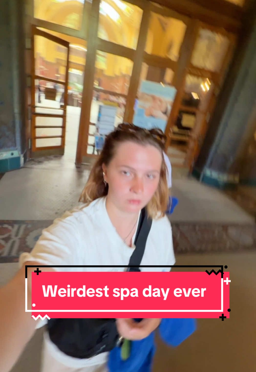 What do you think of our spa day 😅 #travel #eurosummer #bestie 