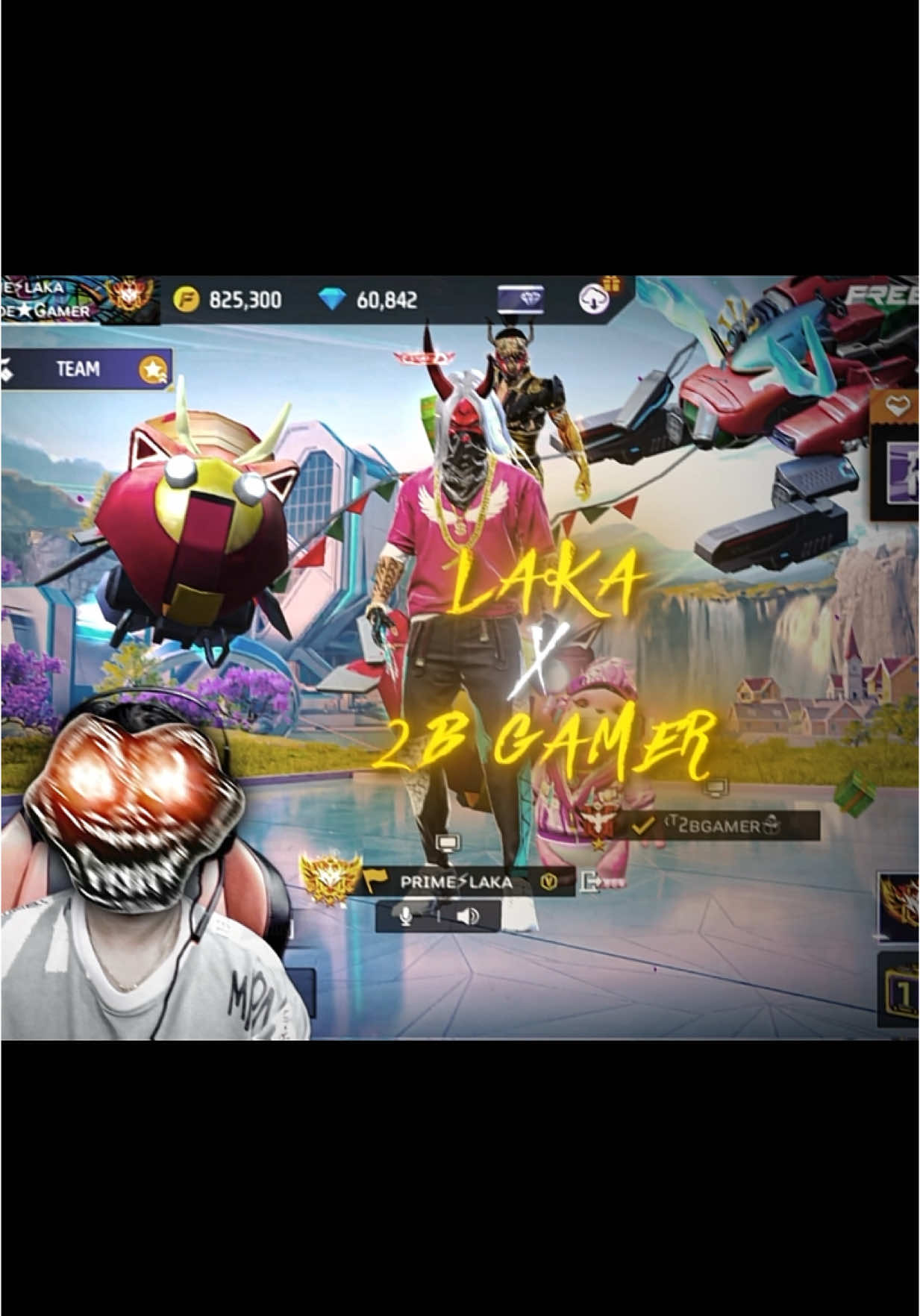 Laka x 2b Gamer🥶#lakagamingoffical #2bgamer 