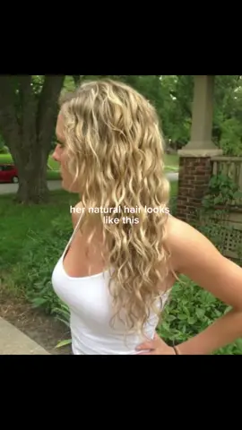 #hair #wavy #curly #natural #girl #aesthetic #pinterest #fyp #foryou #viral #CapCut  cr: @──୨ৎ── 