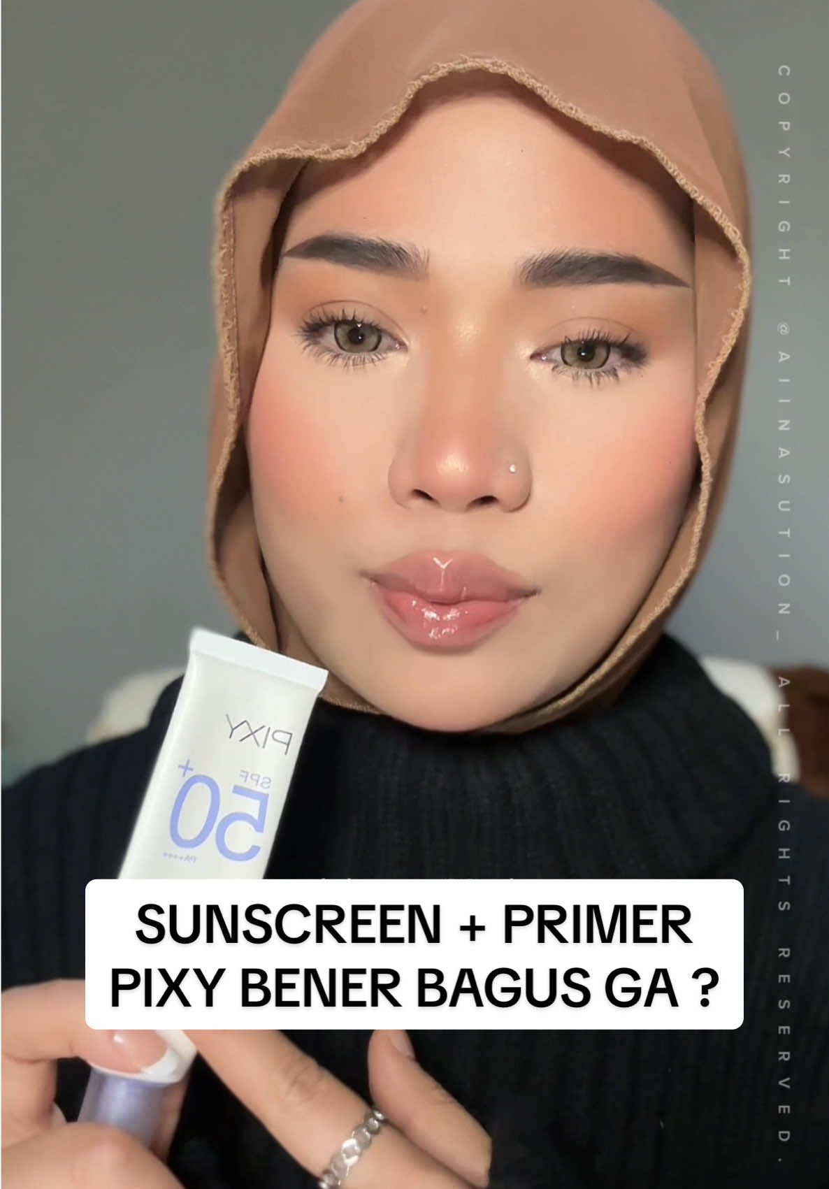 Replying to @syipsyipaw bagus bgt guys ga gimmick !! ga karna di bayar juga tapi emang gue suka dan pake 😭🫶🏼 mana cuma 30rb an !! ini aja manager gue ampe repurchase karna yg gue kasih ke dia dah abis  😭#notsponsored #unpaidreview #sunscreen #primer #fyp #BeautyTok #aiinasution_ #racunaii #aiiapproved 