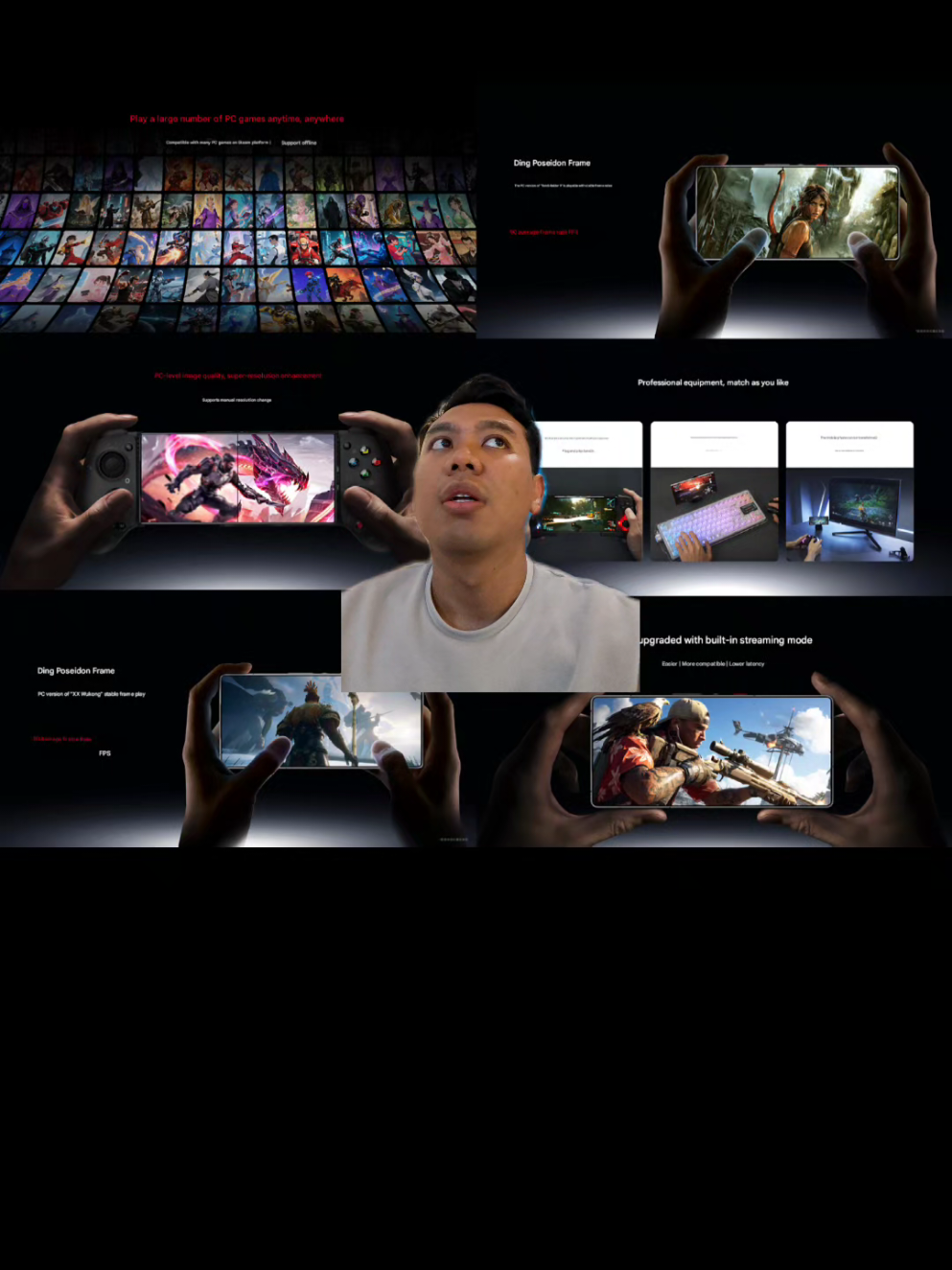 finally a gaming phone with proper built in pc emulator 😵‍💫😱  , jadi pembeda nih buat hp gaming lainnya dipasaran #redmagic #redmagic10pro #redmagic10spro