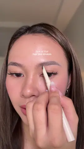 achieve microbladed-looking brows with just a brow pencil ✍️  #eyebrowpencil #focallureph #focalluremusthaves #eyebrowtutorial