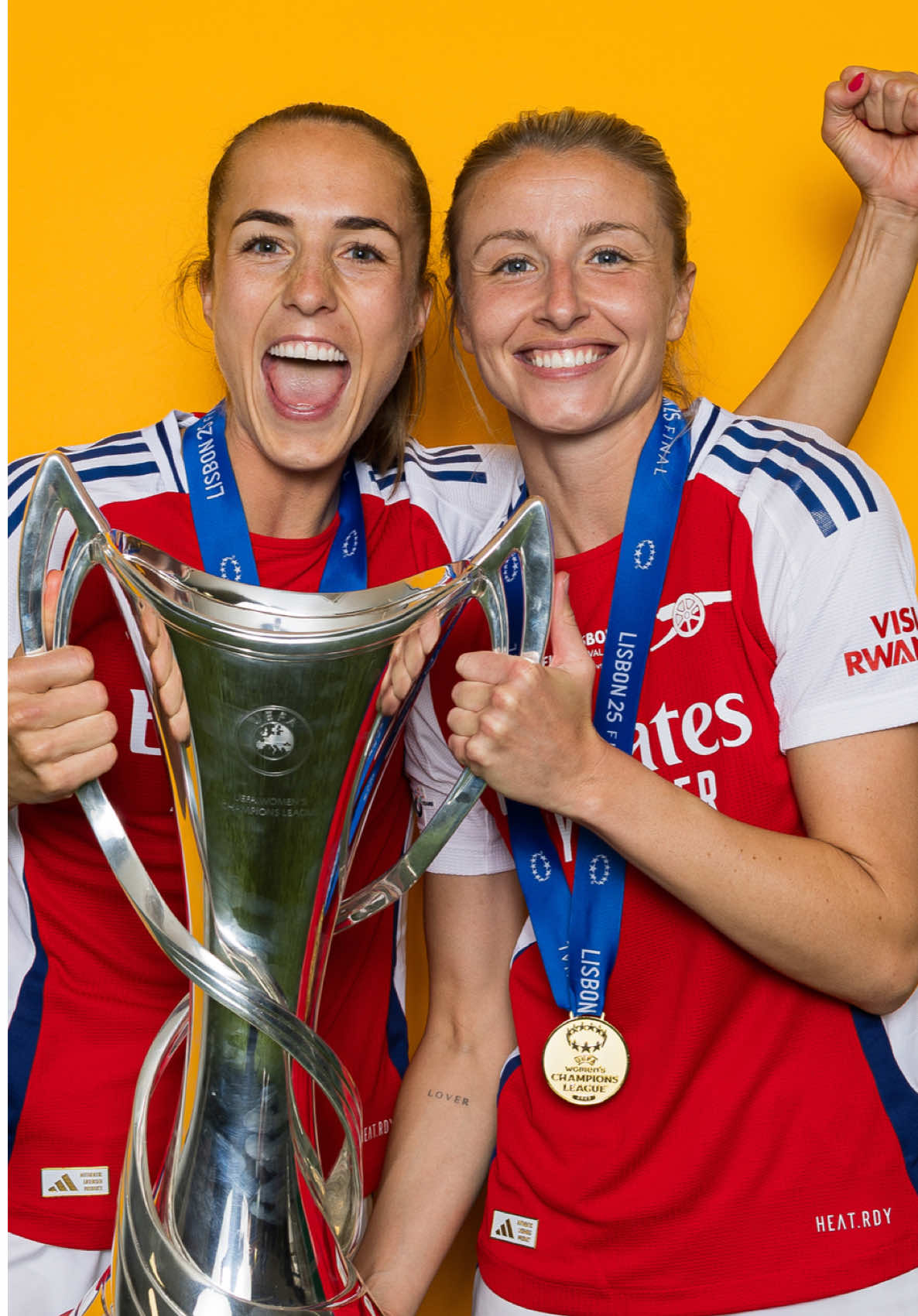 LW² 🏆 #arsenalwomen #awfc #arsenal #championsleague #uwcl 